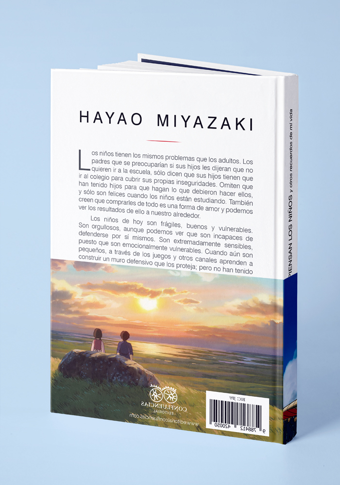 Hayao Miyazaki - 2da Edicion contraportada © Confluencias Editorial 2021
