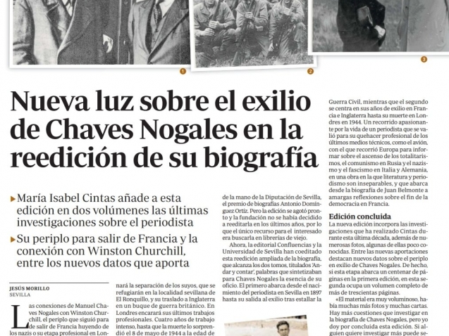 Manuel Chaves Nogales-prensa © Confluencias Editorial 2021