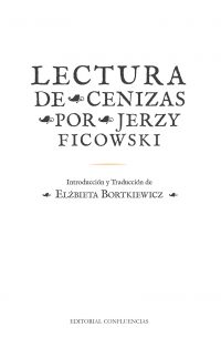 Lectura de cenizas © Editorial Confluencias 2022
